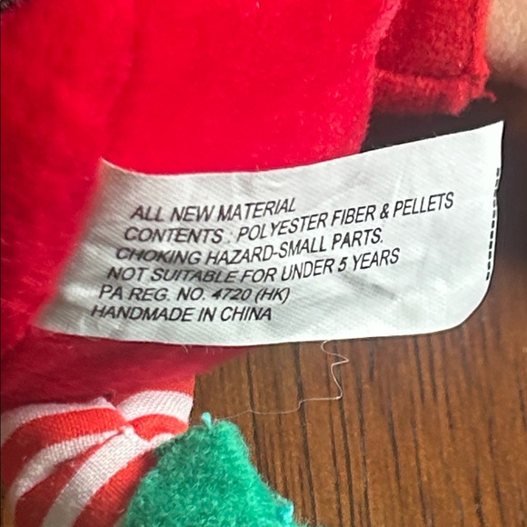 Festive Elf Plush Toy with Green and Red Highlights - Picture 5 of 5